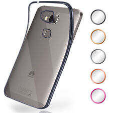 Case for Huawei G8/GX8 Silicone Case Transparent Clear Mobile Phone Chrome Case, used for sale  Shipping to South Africa