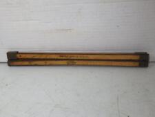 KERBY & BRO MAKERS 51 FILTON ST NY 50" SLIDING ANTIQUE FOLDING RULE RULER OLDER, used for sale  Shipping to South Africa