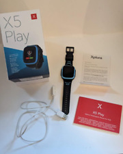 Reloj inteligente Xplora X5 Play NIÑOS TELÉFONO CELULAR llamada texto de voz GPS AZUL 45 mm con caja segunda mano  Embacar hacia Argentina