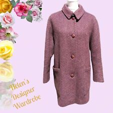Evans Women's coat size 16 purple herringbone tweed  Llama & Lamb Wool Sale!! vg, used for sale  Shipping to South Africa