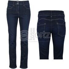 Top jeans feminino loja de moda do Reino Unido azul denim esculpido elevador algodão stretch dia seguinte comprar usado  Enviando para Brazil
