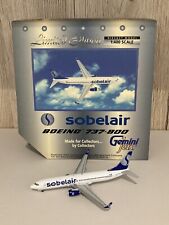 1:400 Gemini Jets Boeing 737-800 Sobelair OO-VAS  GJSLR369 Limited Edition for sale  STEVENAGE