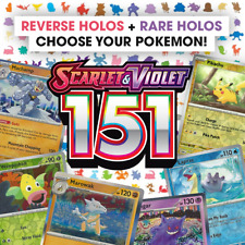 Pokemon Scarlet & Violet 151 Holo Reverso + Holo Raro – Escolha Seu Pokemon!, usado comprar usado  Enviando para Brazil