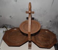 wooden cake stand for sale  CHATHAM