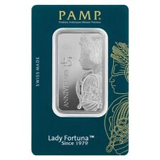 Usado, Barra de plata PAMP Suisse Lady Fortuna 45 aniversario 1 oz (en ensayo) segunda mano  Embacar hacia Argentina