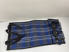 Blue tartan trolley for sale  Shipping to Ireland