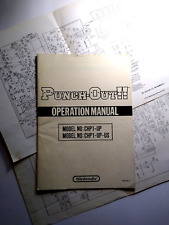 Punch arcade manual for sale  Collingswood