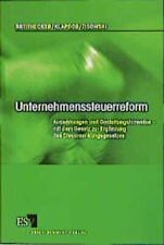 Unternehmenssteuerreform gebraucht kaufen  Berlin