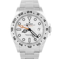 Reloj Rolex Explorer II 2022 42 mm blanco polar acero inoxidable GMT fecha 226570, usado segunda mano  Embacar hacia Argentina