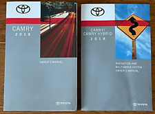 2018 18 Toyota Camry Livro Manual do Proprietário + Guia do Usuário Multimídia de Navegação comprar usado  Enviando para Brazil