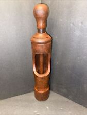 Antique Primitive Wood Hand Tool Wine Bottle Corker Plunger Press for sale  Shipping to South Africa
