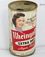 1957 MISS RHEINGOLD GIRL MARGIE McNALLY LATA DE CERVEJA FLAT TOP LIEBMANN NOVA CAMISA NJ comprar usado  Enviando para Brazil