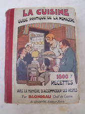 Ancien livre cuisine d'occasion  Saint-Maximin-la-Sainte-Baume