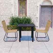 qiangxing 3 peças conjunto de jantar pátio móveis de jantar conjunto de mesa e cadeiras D1Y3 comprar usado  Enviando para Brazil