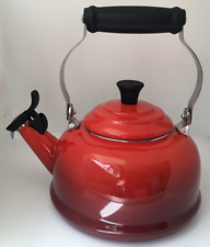 LE CREUSET TRADITIONAL STOVE TOP WHISTLING KETTLE CERISE/RED 1.6lt for sale  Shipping to South Africa