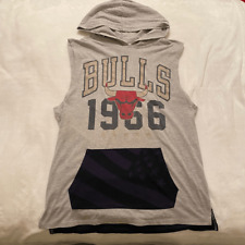 NBA Para Hombre Chicago Bulls 1996 Camiseta con Capucha Muscular Gris y Negra Mediana, usado segunda mano  Embacar hacia Argentina