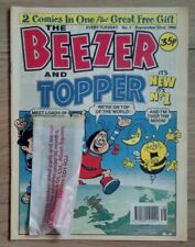 BEEZER AND TOPPER COMIC #1  WITH FREE GIFT BANSHEE WAILER 22nd SEPTEMBER 1990 segunda mano  Embacar hacia Mexico