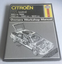 Citroen BX Petrol 1983-1986 Haynes Workshop Manual Vgc for sale  Shipping to South Africa