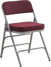 Folding chair burgundy for sale  SALFORD