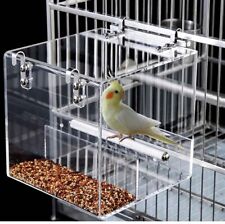  Alimentador de pássaros automático, acrílico sem derramamento para periquito papagaio calopsitas Lovebird comprar usado  Enviando para Brazil