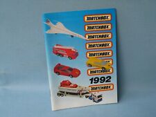 Matchbox 1992 catalogue for sale  Shipping to Ireland
