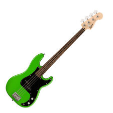 Bajo eléctrico Squier Fsr Sonic Precision LRL verde lima, usado segunda mano  Embacar hacia Argentina