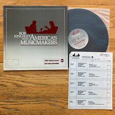1989 Bob Kingsley America's Musicmakers Lp Abc de radiodifusão Westwood One Vintage comprar usado  Enviando para Brazil