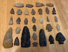 Authentic Indian Arrowheads Lot 30 Pieces, used for sale  Shipping to South Africa