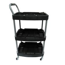 Tool Trolley Cart 3 Layer 66KG (Workshop Mobile Mechanic Rolling Wheels), used for sale  UK