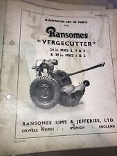 Ransomes verge cutter for sale  HITCHIN