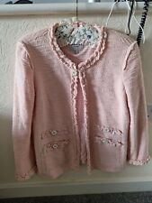 Ladies pink boucle for sale  LEAMINGTON SPA