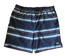 Usado, Shorts de natação Speedo masculino Tech Volley com shorts hidroliner listrado tamanho XL  comprar usado  Enviando para Brazil