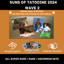 Topps Star Wars Card Trader Suns of Tatooine 2024 Fala 2 Wszystkie super rzadkie R UC Zestaw na sprzedaż  Wysyłka do Poland