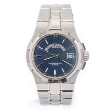 Relógio de quartzo Vacheron Constantin Overseas 72050/423A mostrador azul aço inoxidável comprar usado  Enviando para Brazil
