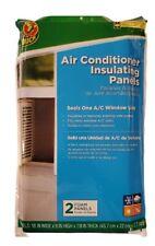 2 Duck Brand Window Air Conditioner Foam Insulating Panels 18" x 9" x .88" [G3] for sale  Shipping to South Africa