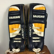 Vintage Vaughn Goalie Leg Shin Pads Goaltender Ice Hockey VPG 4040 30" Legacy for sale  Evansville