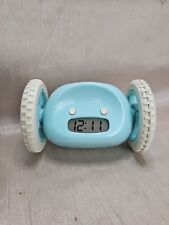 Clocky The Runaway Alarm Clock on Wheels Tiffany Blue Loud Never Miss Alarm, used for sale  Shipping to South Africa