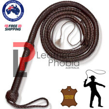 Genuine cowhide bullwhip for sale  Shipping to Ireland