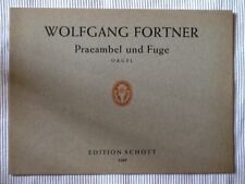 Wolfgang fortner praeambel gebraucht kaufen  Wuppertal