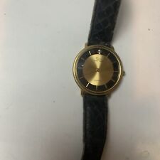 Reloj Oscar de la Renta Vintage Mujer Tono Dorado Correa Cuero Marrón, usado segunda mano  Embacar hacia Argentina