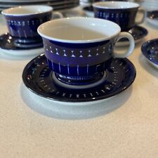 Used, Arabia Finland Valencia Demitasse Cup & Saucer (4 Available) Espresso Coffee for sale  Shipping to South Africa