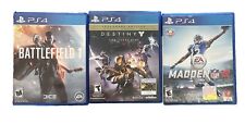 Lote de 3 jogos de PS4 Battlefield 1, Destiny, Madden 16 comprar usado  Enviando para Brazil