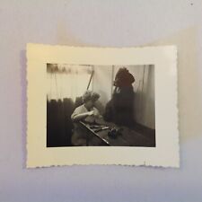 Fotografía vintage 1955 en caja y negro Bimbo el perro en Jole el peluquero peluquero alemán segunda mano  Embacar hacia Argentina