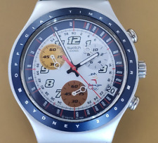 🌿 RELÓGIO IRONY CHRONO NÚMERO 16 Olympic Sydney 2000 Swatch Watch YCS4014AG comprar usado  Enviando para Brazil