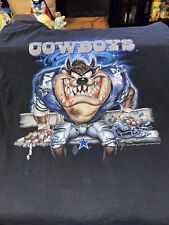 Usado, Camiseta vintage Taz Cowboys Looney Tunes 1997 Dallas grande en X segunda mano  Embacar hacia Argentina