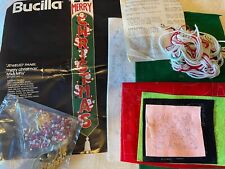 Kit de painel de parede Bucilla MERRY CHRISTMAS Papai Noel lantejoulas de feltro #3596 comprar usado  Enviando para Brazil