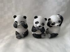 Three wise pandas for sale  PETERBOROUGH