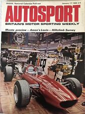 Autosport Magazine 17 January 1969 Hillclimb Season Review Test Triumph TR6 PI na sprzedaż  Wysyłka do Poland