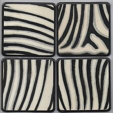 Sottobicchieri zebrati ceramic usato  Aprilia