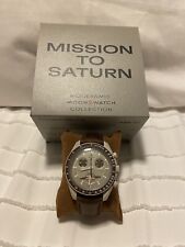 Relógio Swatch x Omega Mission To Saturn + CINTA BÔNUS - Usado Moonswatch comprar usado  Enviando para Brazil